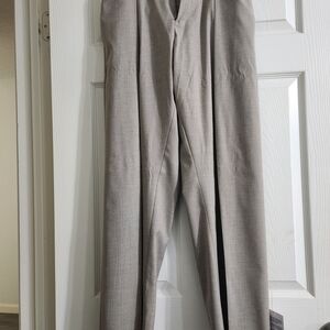 ASOS Men's Gray-Beige Pinstripe Trousers